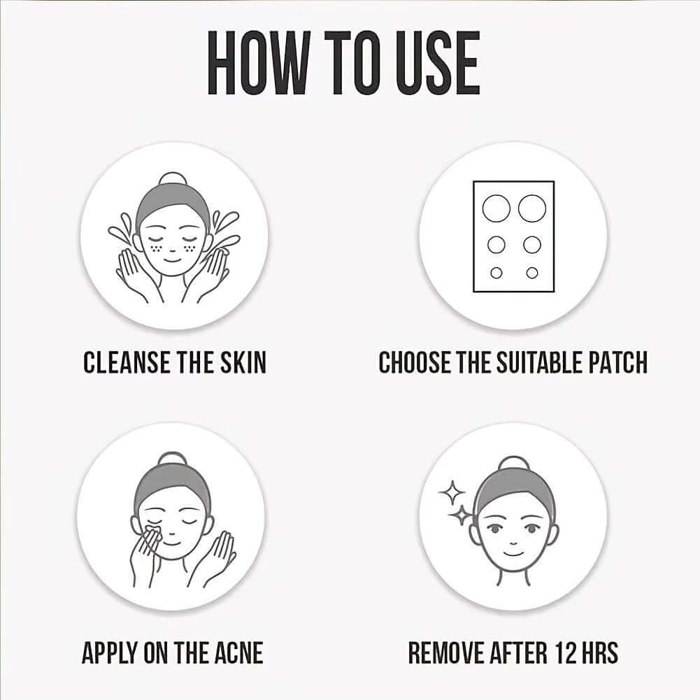 360Pcs Colorful Invisible Pimple Removal Anti-Acne Hydrocolloid Patches Spots Marks Concealer Beauty Makeup Tool Repair Sticker